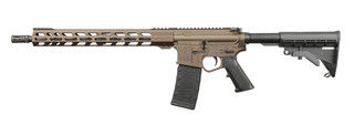 Wise Arms WA-15B 16" 300 Blackout Semi-Auto AR-15 Rifle has a midnight bronze cerakote finish